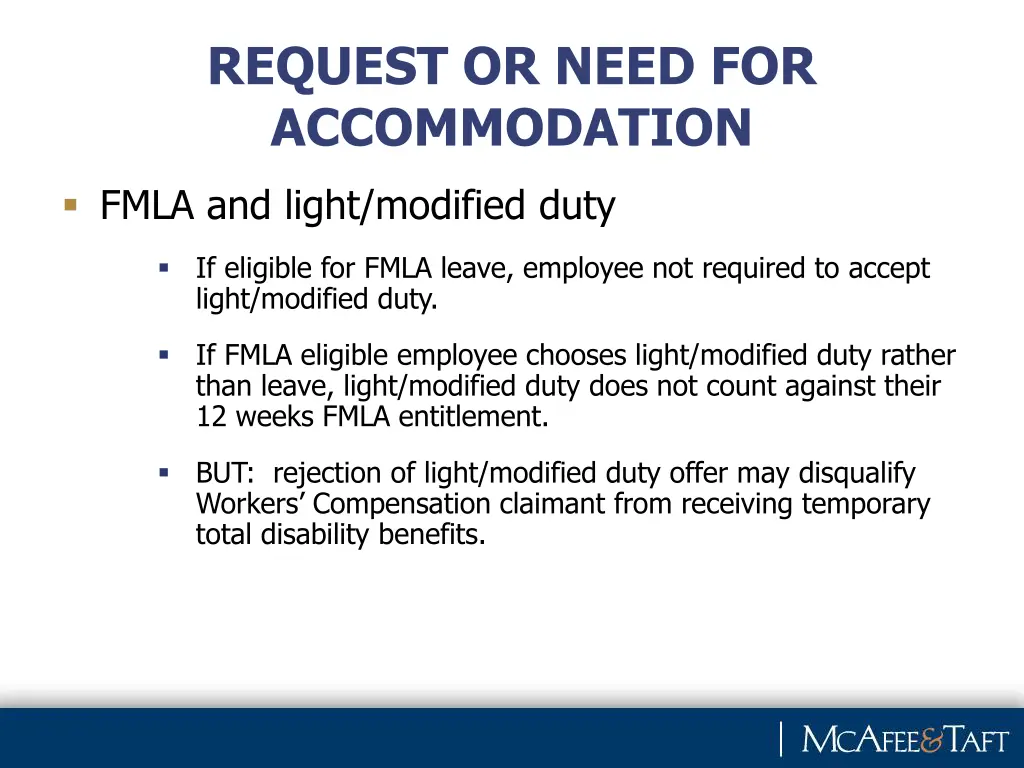request or need for accommodation 3