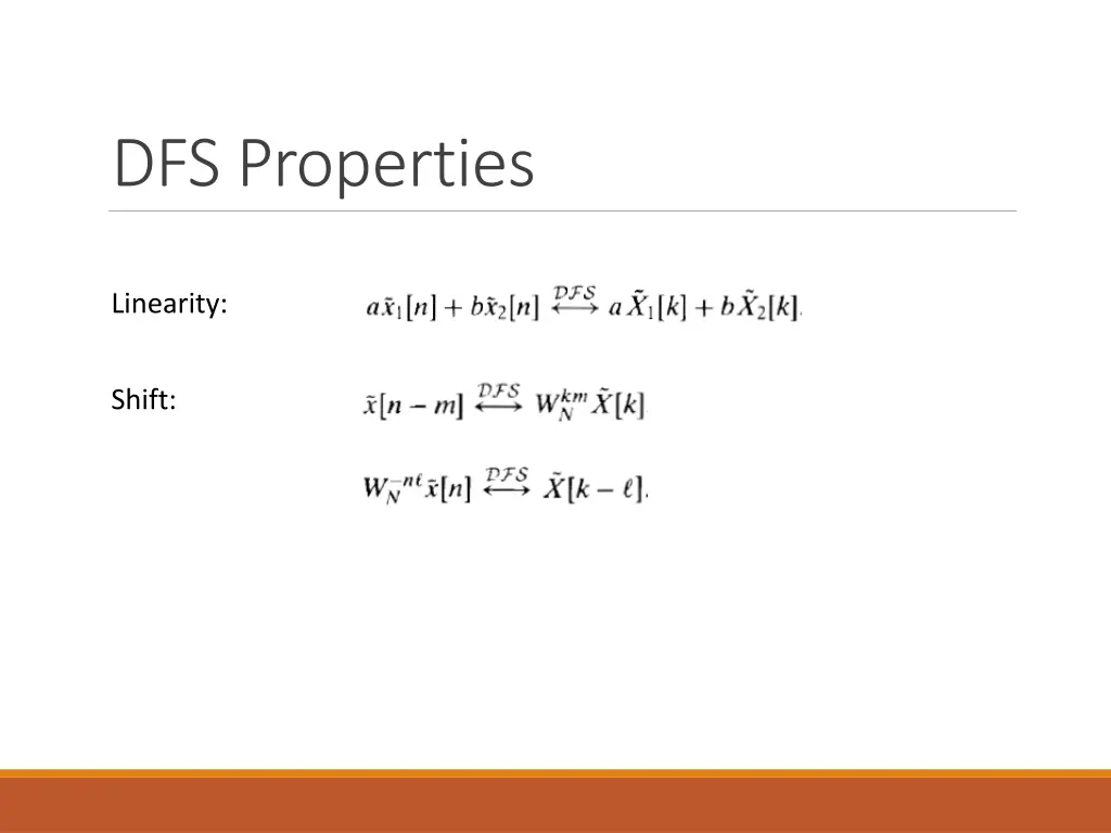 dfs properties