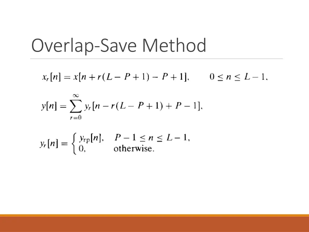 overlap save method 1