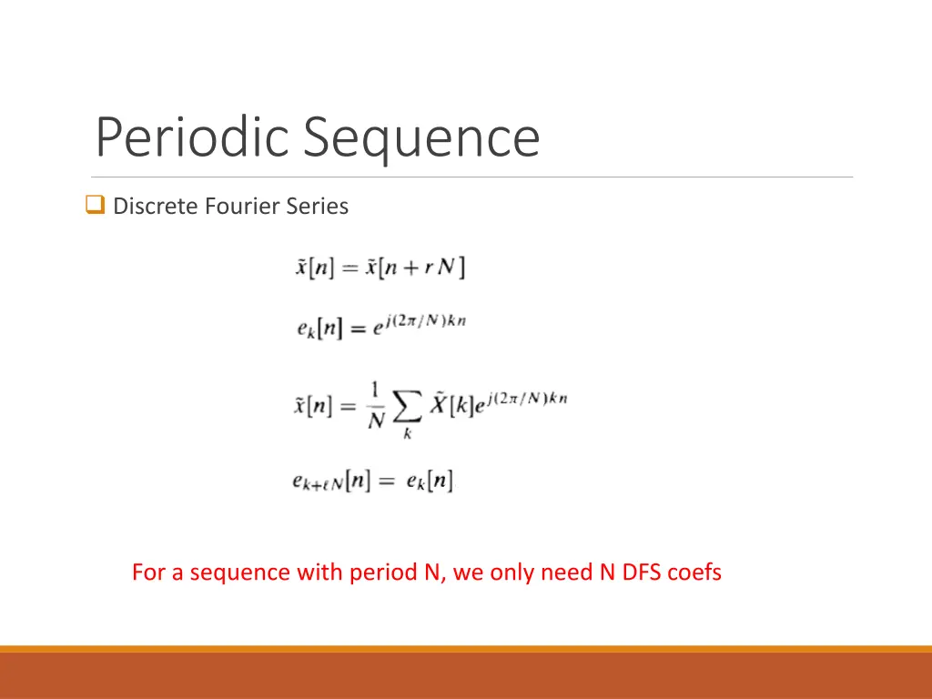 periodic sequence