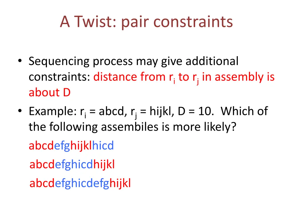a twist pair constraints