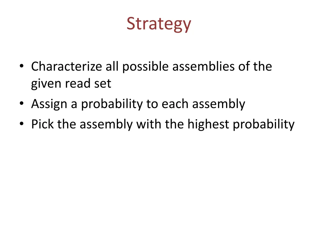 strategy