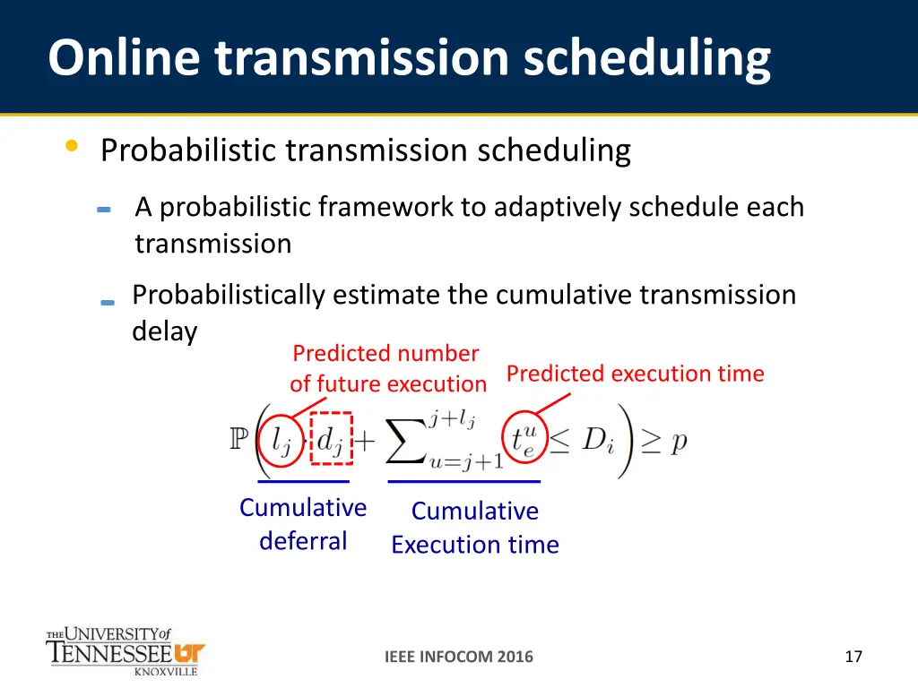 online transmission scheduling 1