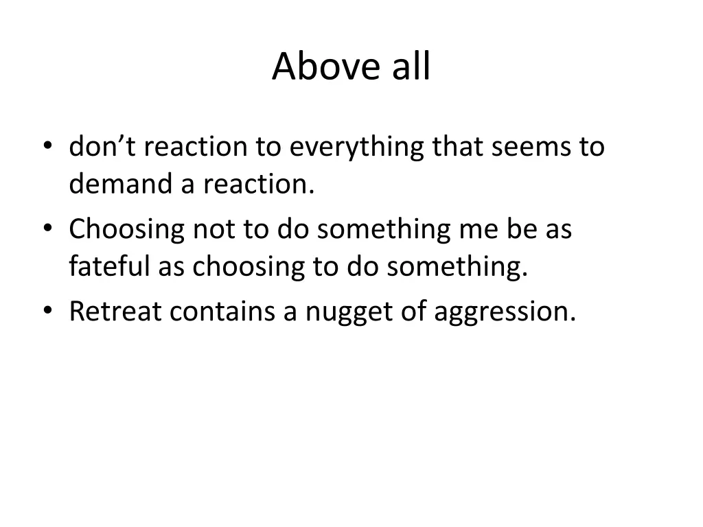 above all