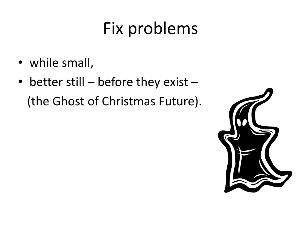 fix problems