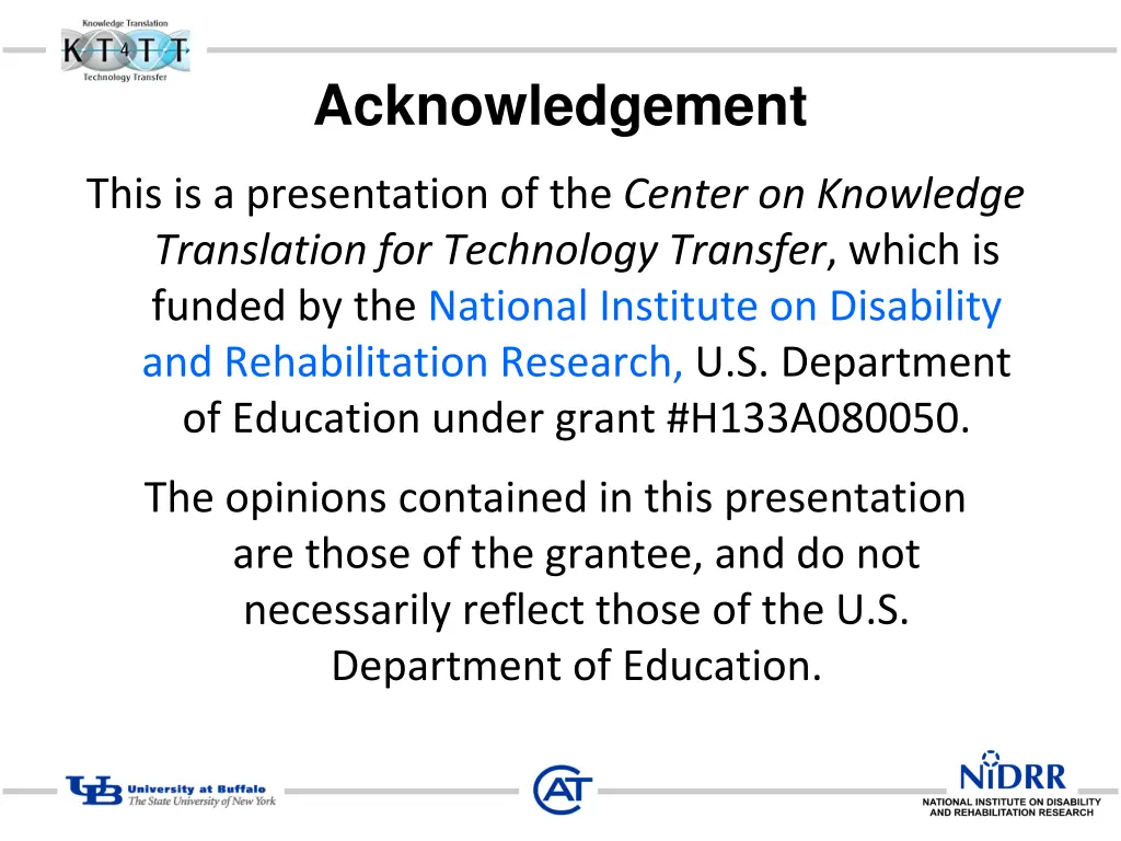 acknowledgement