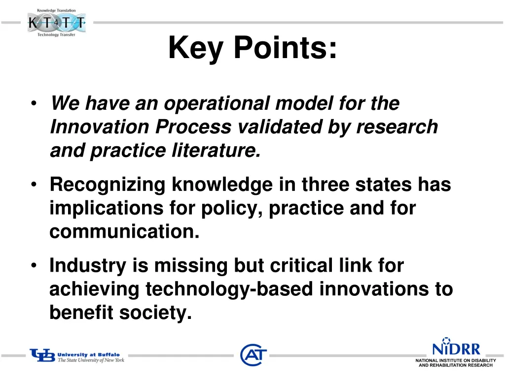 key points