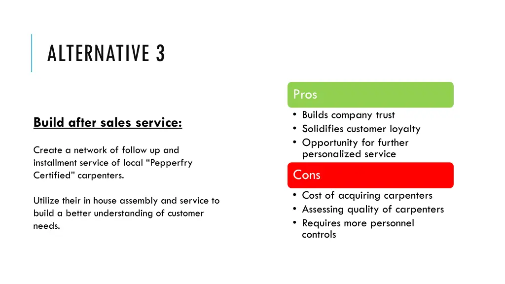 alternative 3
