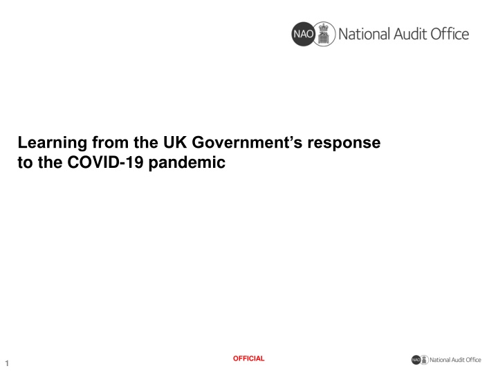 learning from the uk government s response