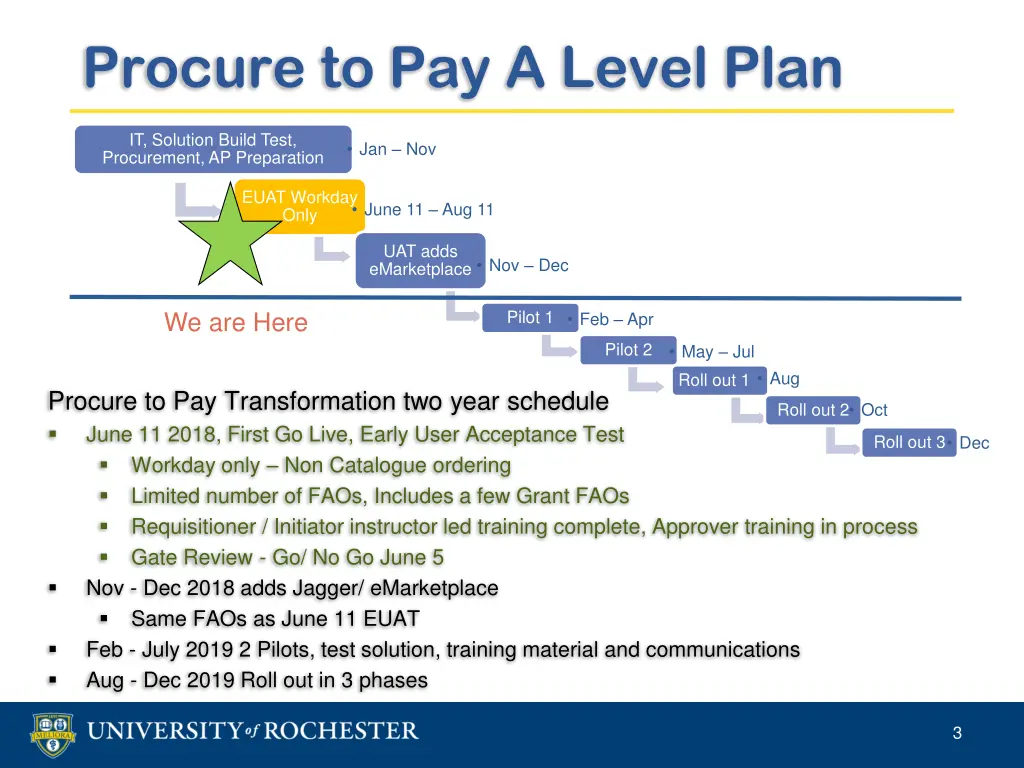 procure to pay a level plan