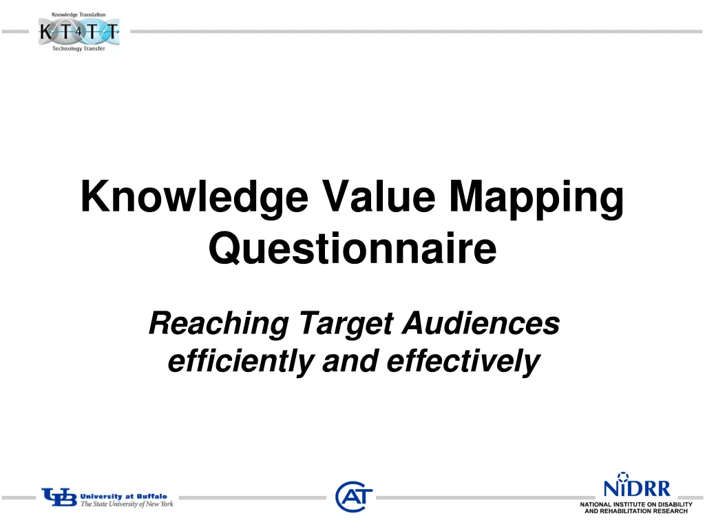 knowledge value mapping questionnaire