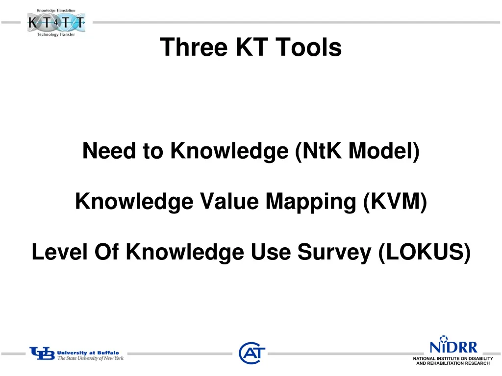 three kt tools