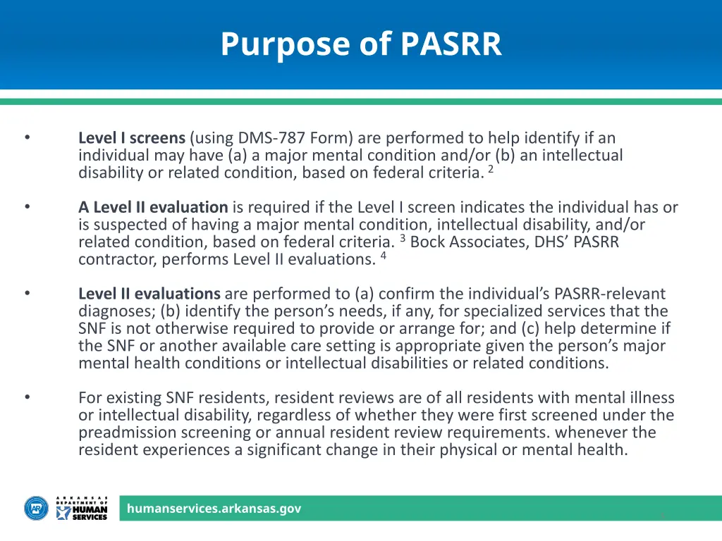 purpose of pasrr 1