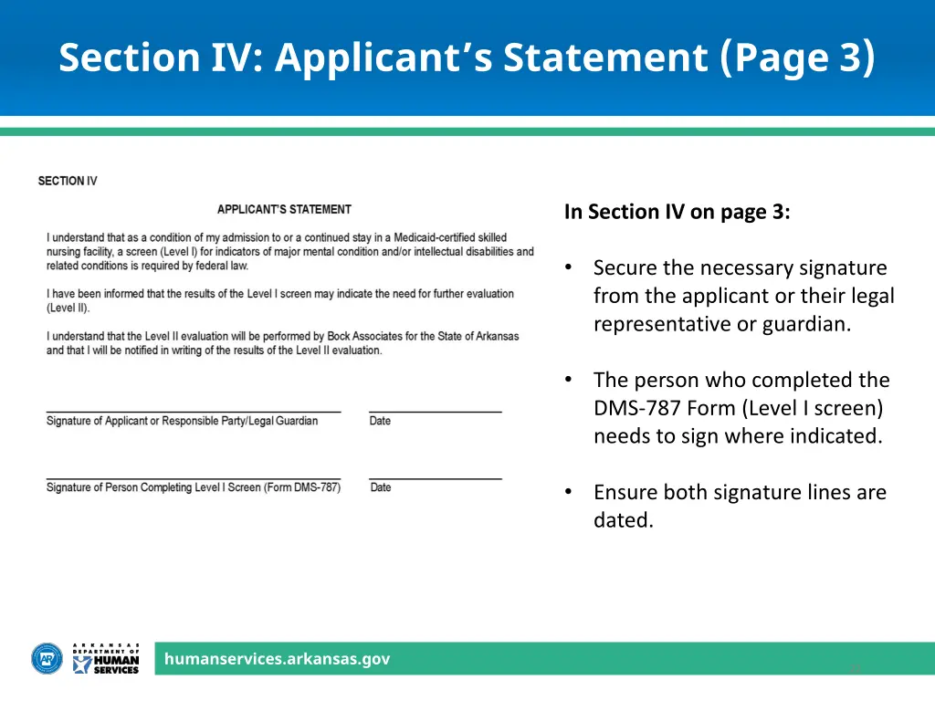 section iv applicant s statement page 3