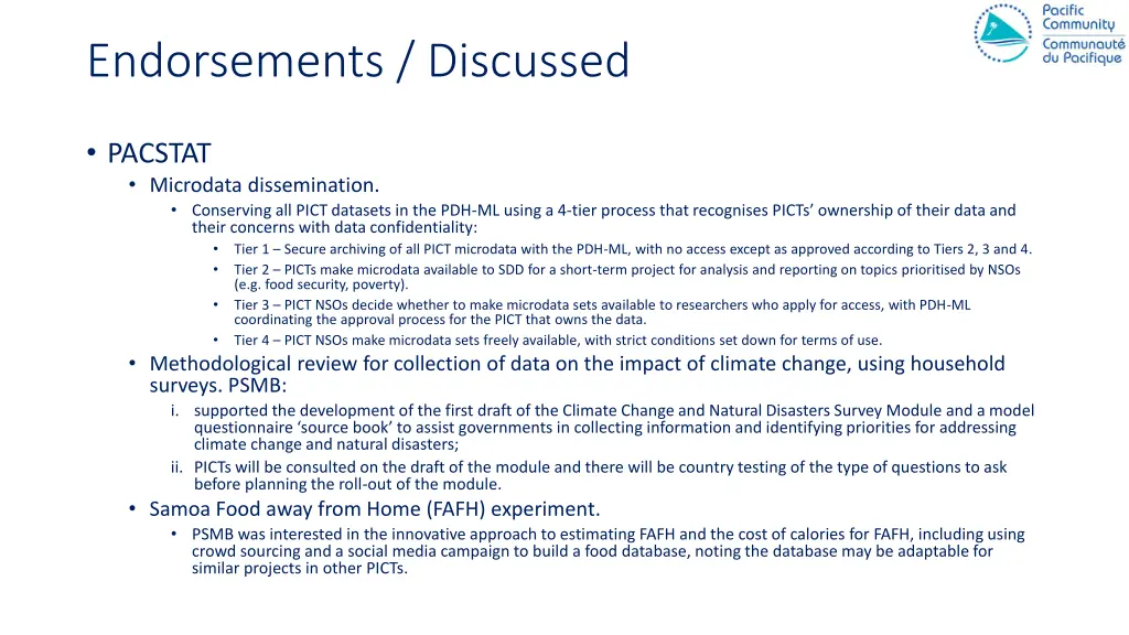 endorsements discussed 5