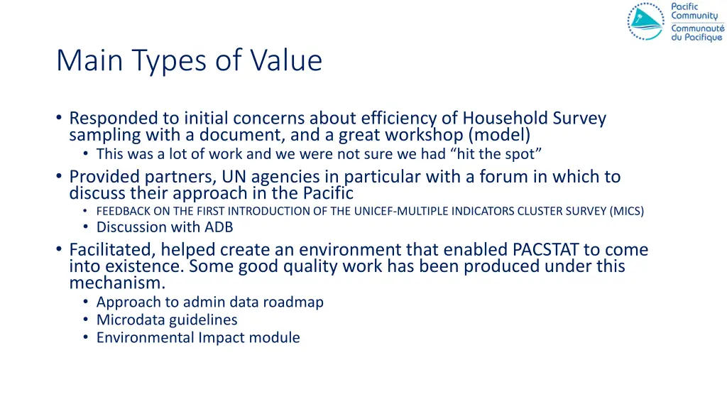 main types of value 1