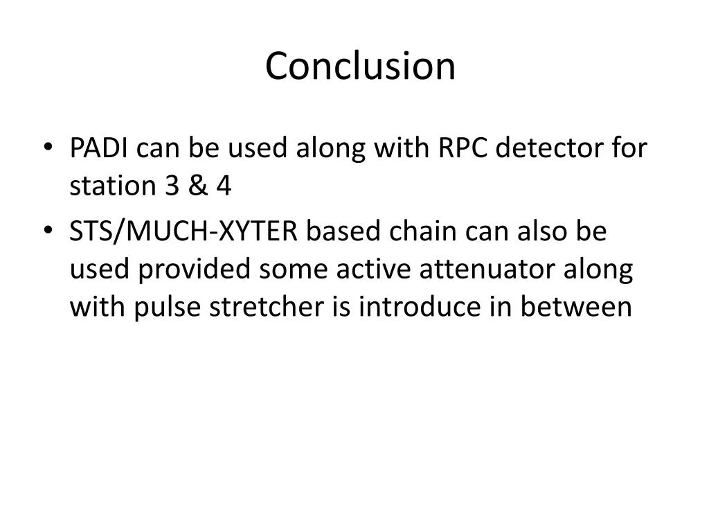 conclusion