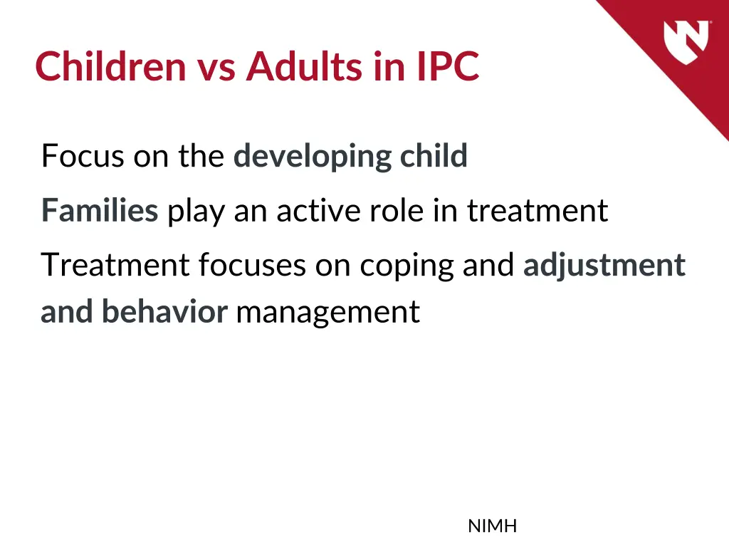 children vs adults in ipc