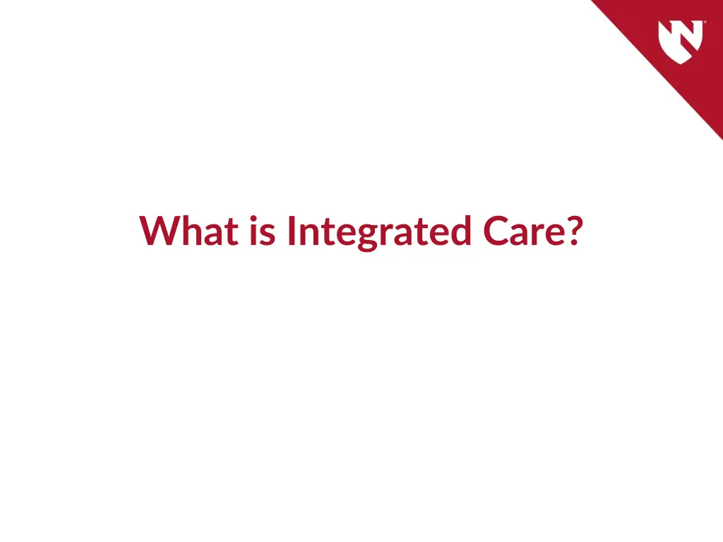 what is integrated care