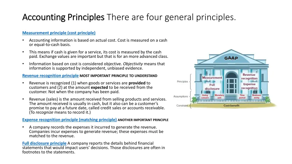 accounting principles accounting principles there