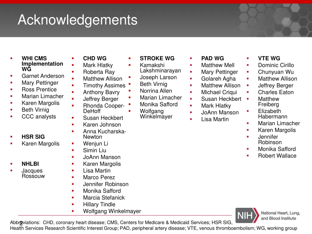 acknowledgements