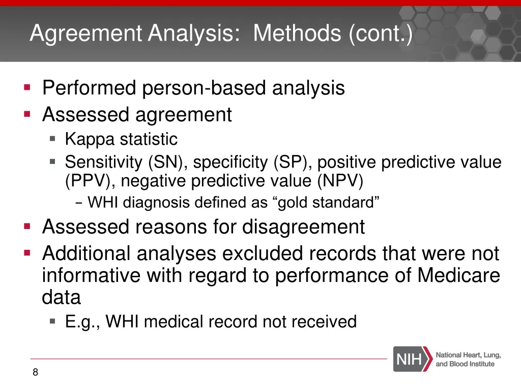 agreement analysis methods cont