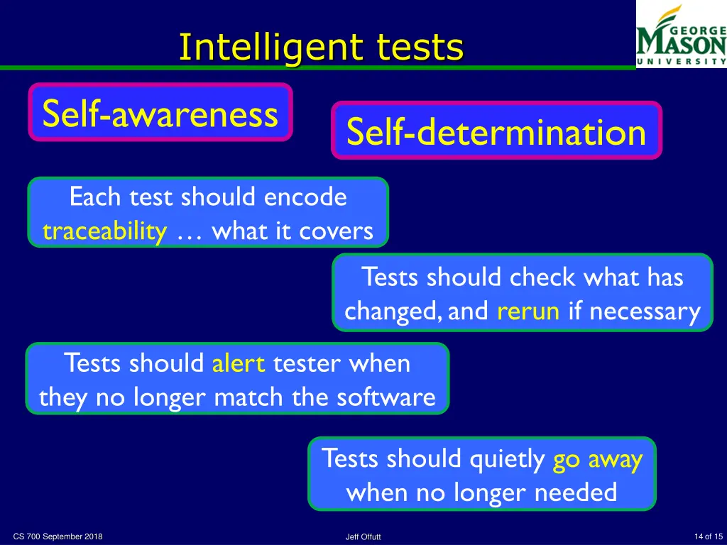 intelligent tests