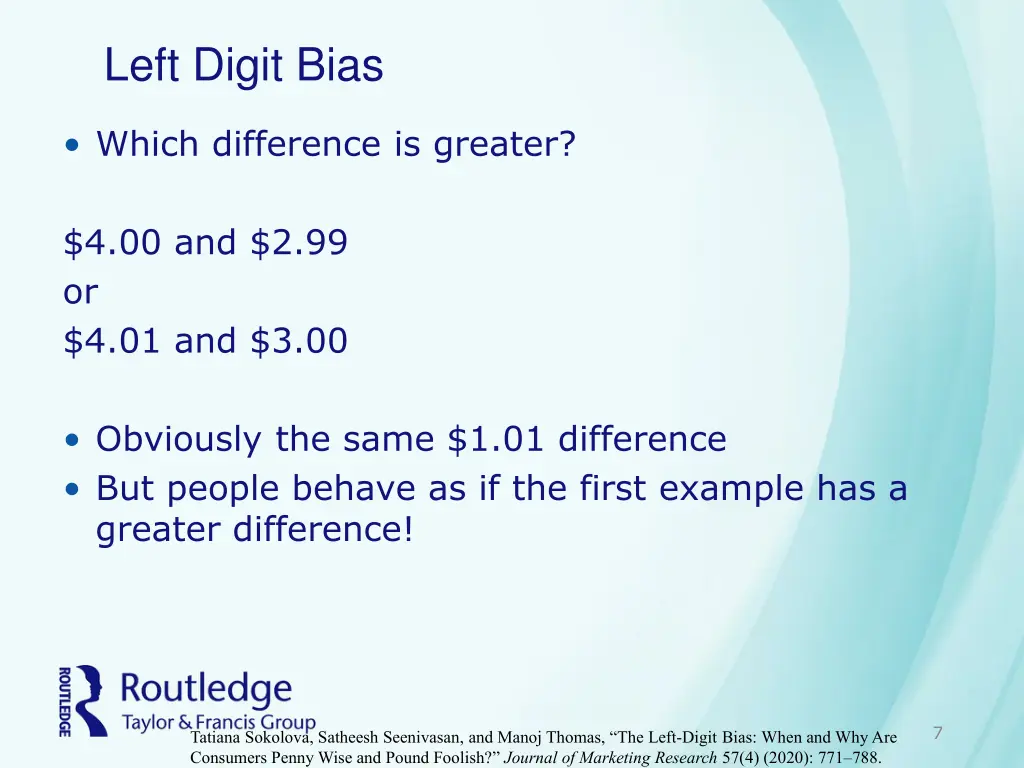 left digit bias