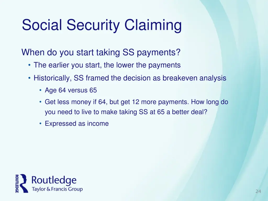 social security claiming