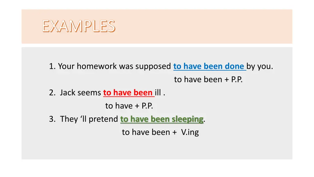 examples examples