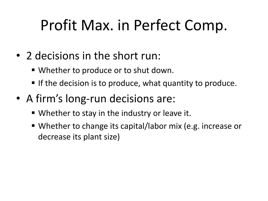 profit max in perfect comp 1