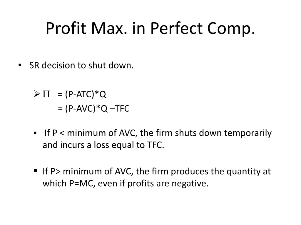 profit max in perfect comp 5