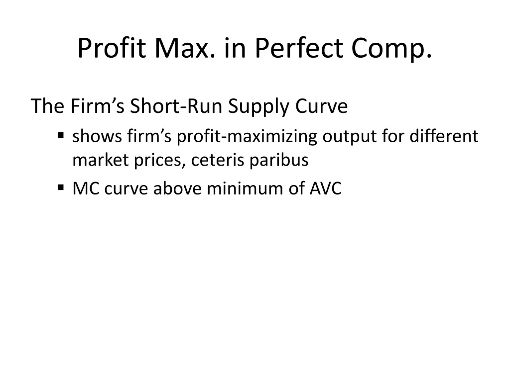 profit max in perfect comp 6
