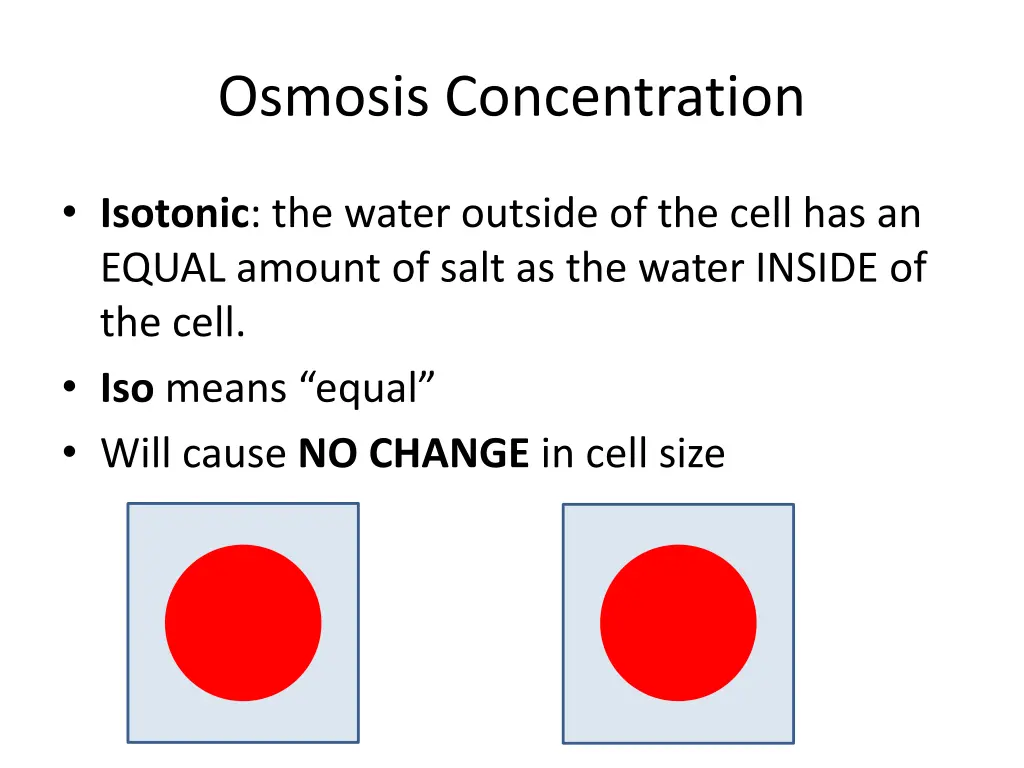 osmosis concentration 2