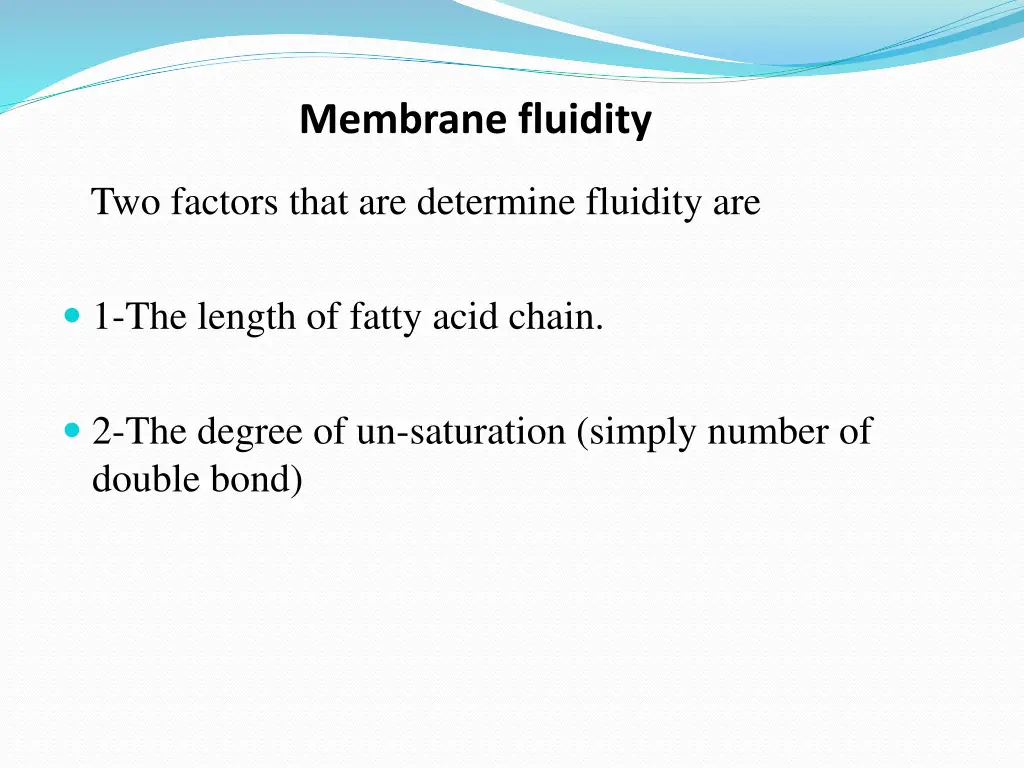 membrane fluidity
