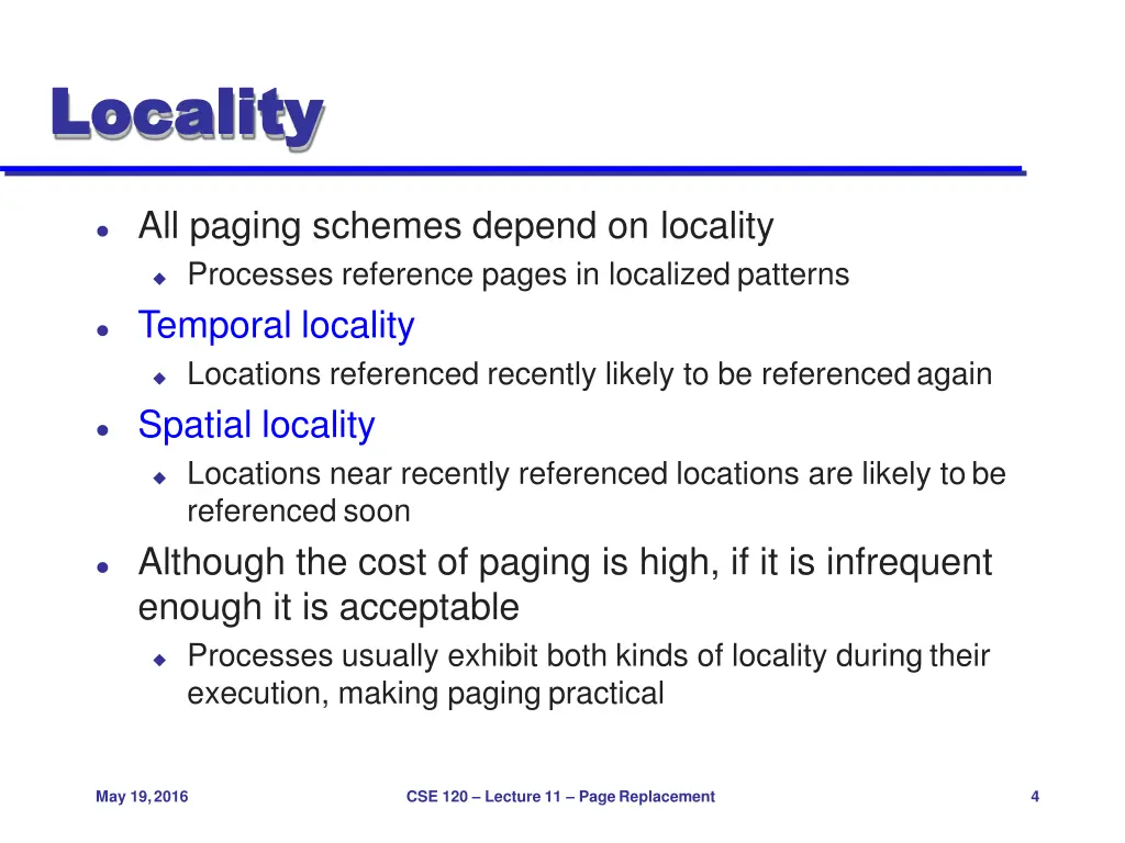 locality locality