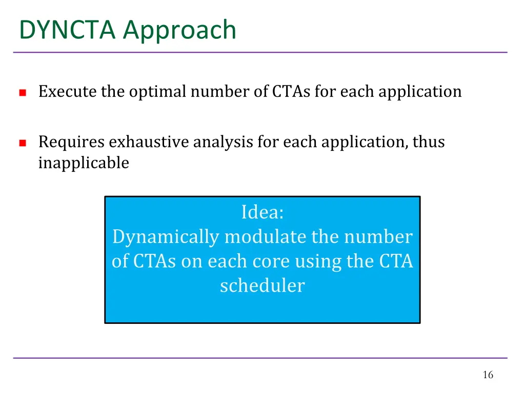 dyncta approach