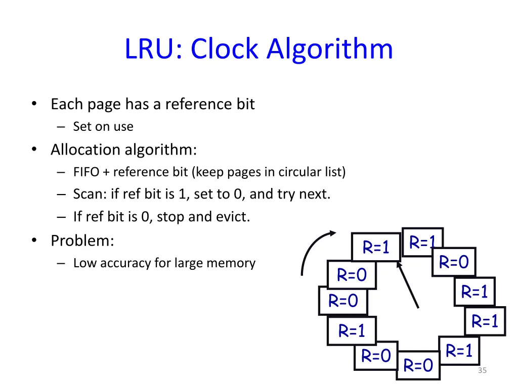 lru clock algorithm