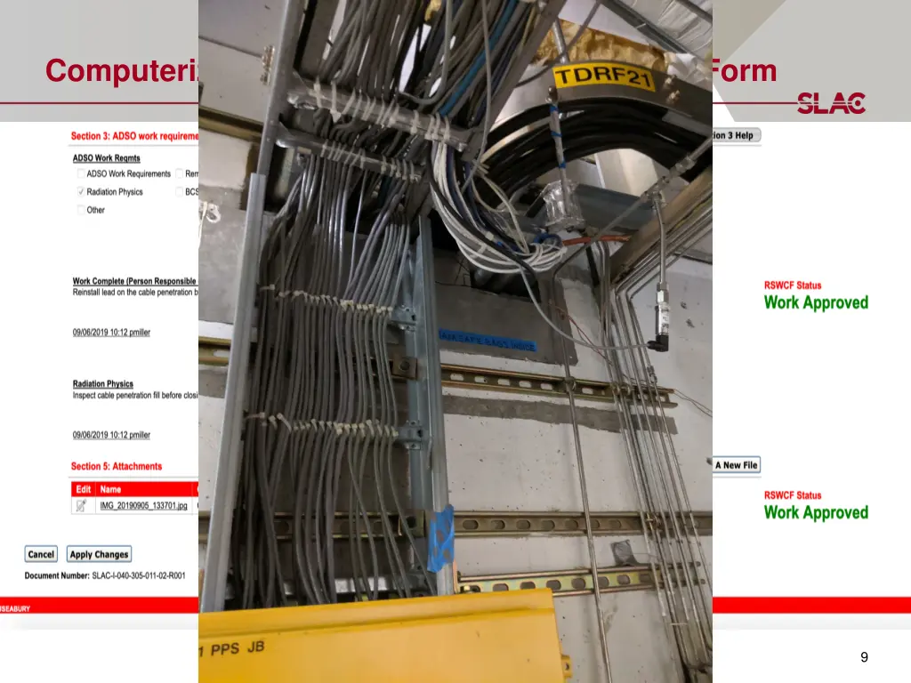 computerized radiation safety work control form 2