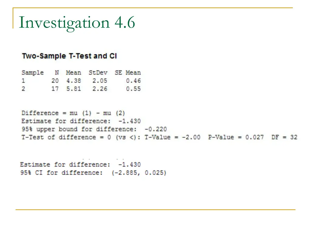 investigation 4 6
