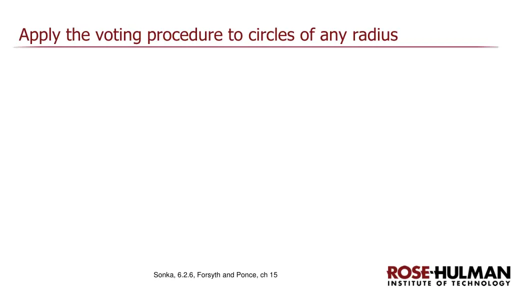 apply the voting procedure to circles 1