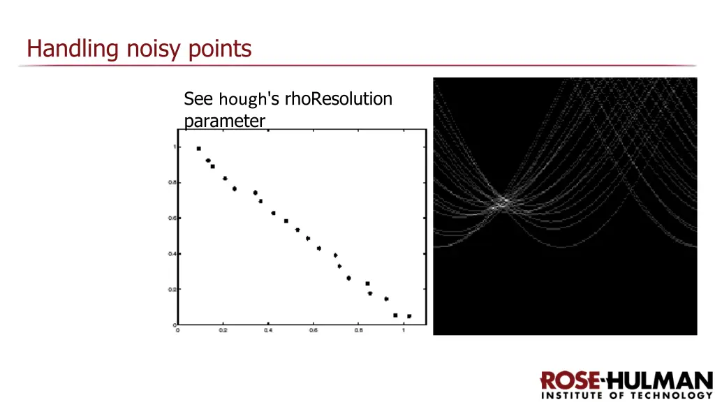 handling noisy points