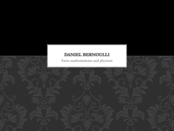 daniel bernoulli