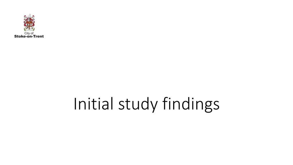 initial study findings