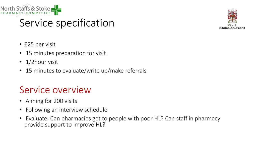 service specification