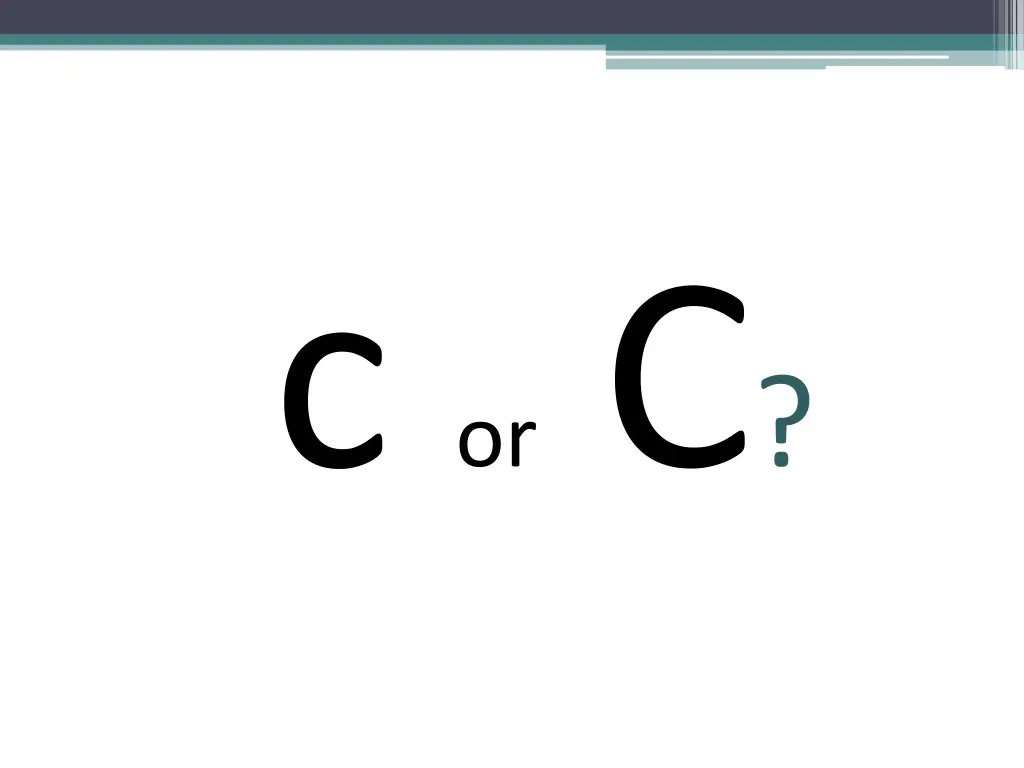 c or c