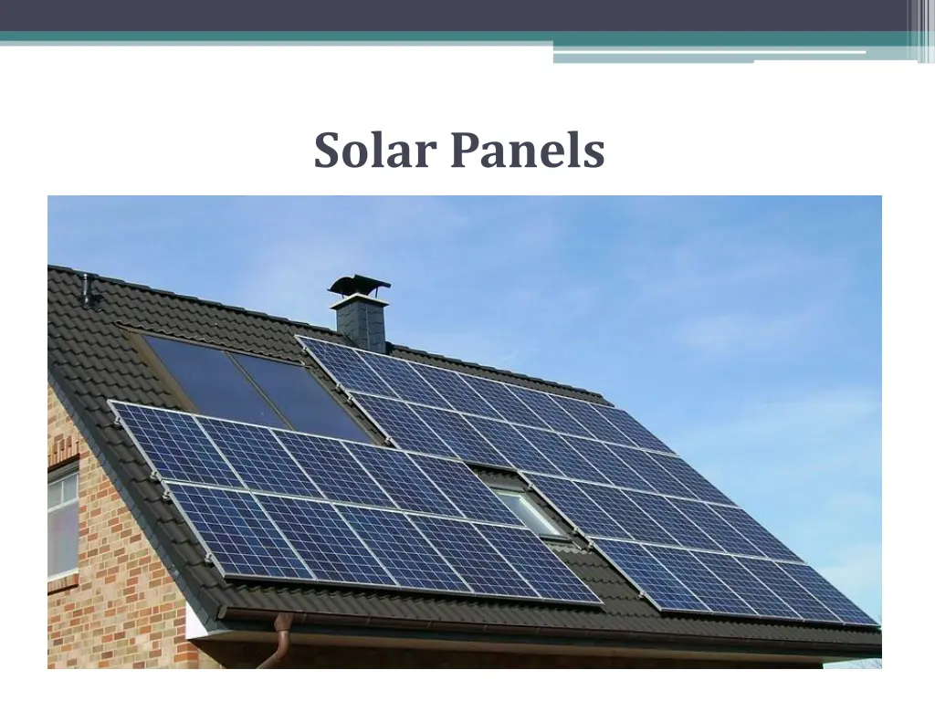 solar panels
