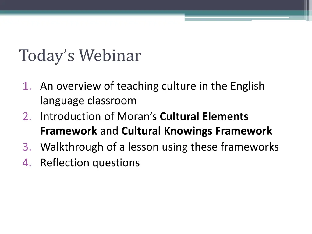today s webinar