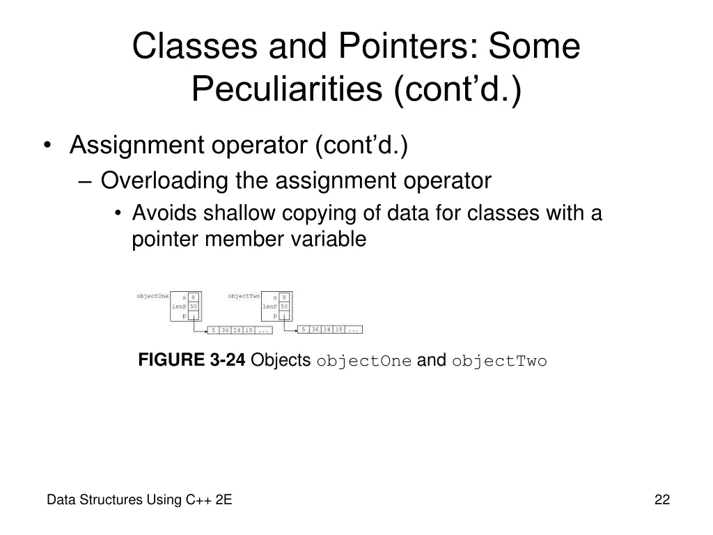 classes and pointers some peculiarities cont d 2