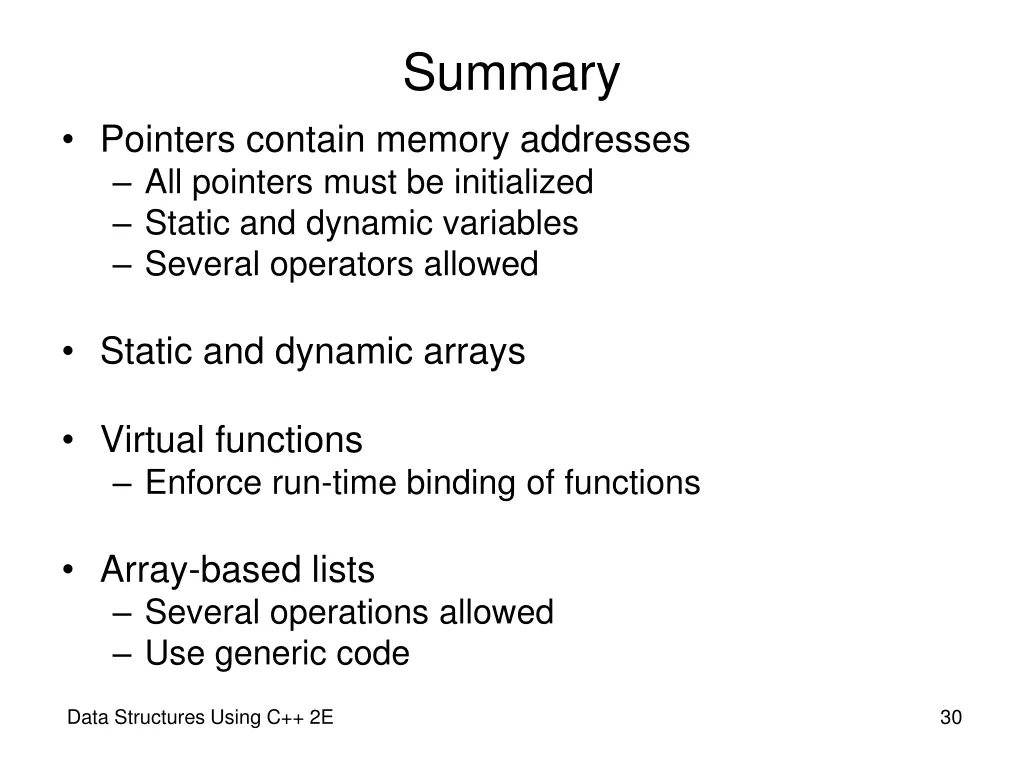 summary